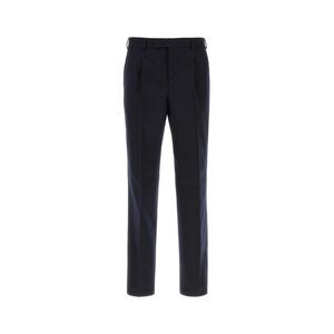 Pt Torino Men Midnight Blue Wool Pant